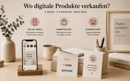 Wo lassen sich digitale Produkte online verkaufen? Drei Wege im Überblick